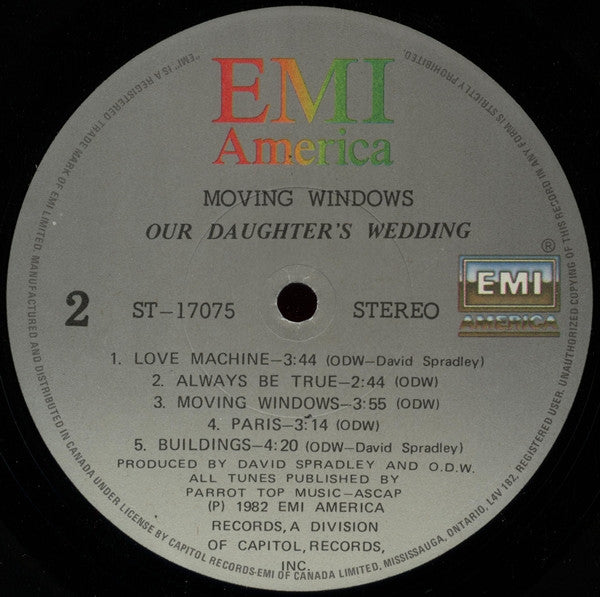 Our Daughters Wedding – Moving Windows - 1982 Original
