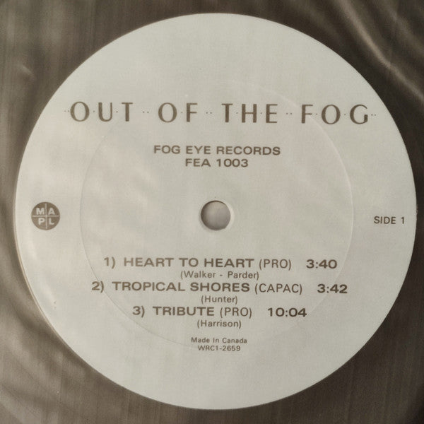 Out Of The Fog – Out Of The Fog -  1982 Original Pressing, Rare!