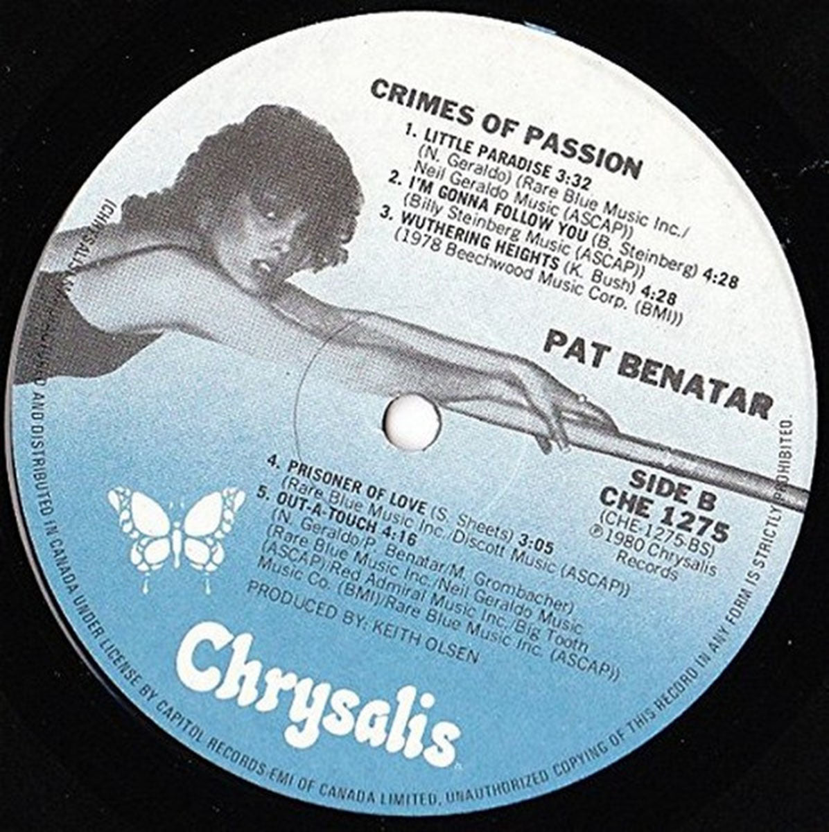 Pat Benatar – Crimes Of Passion - 1980