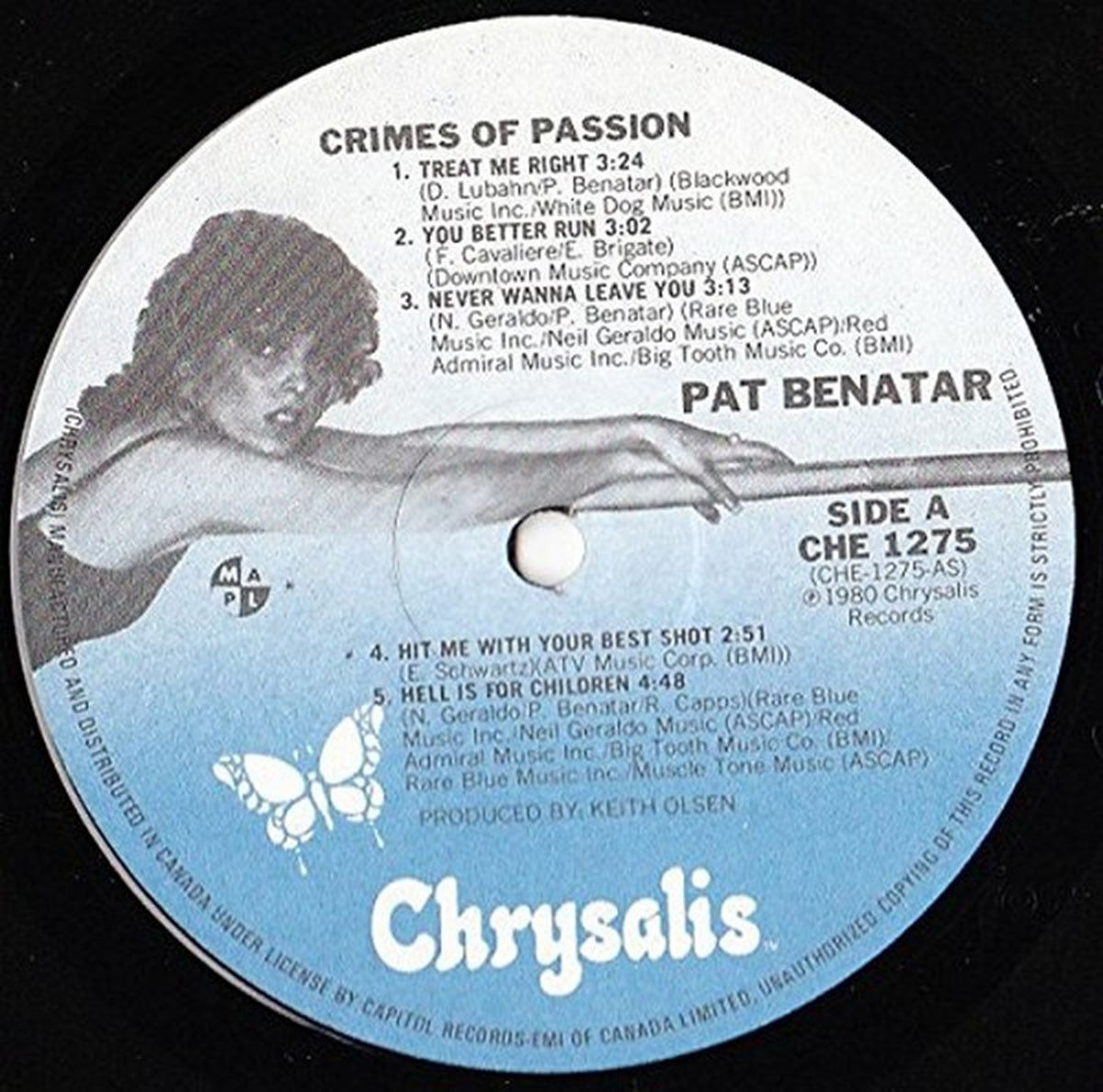 Pat Benatar – Crimes Of Passion - 1980