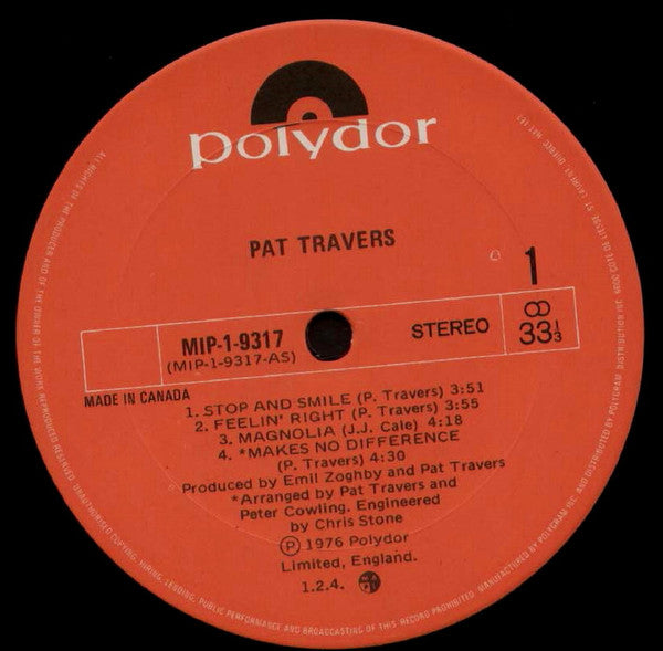 Pat Travers – Pat Travers