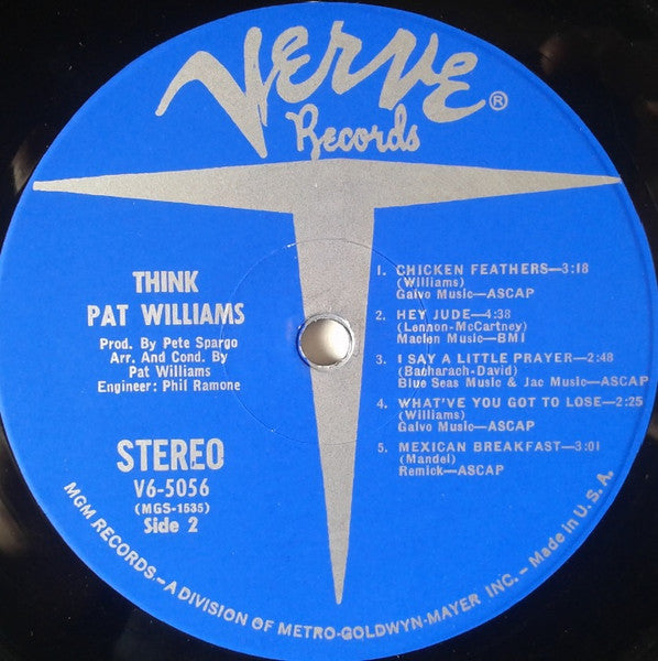 Pat Williams – Think - 1968 US Pressing