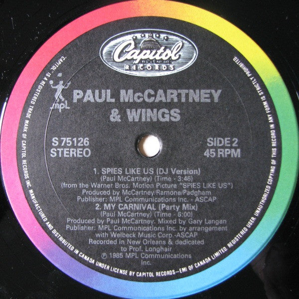 Paul McCartney – Spies Like Us