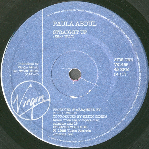 Paula Abdul – Straight Up
