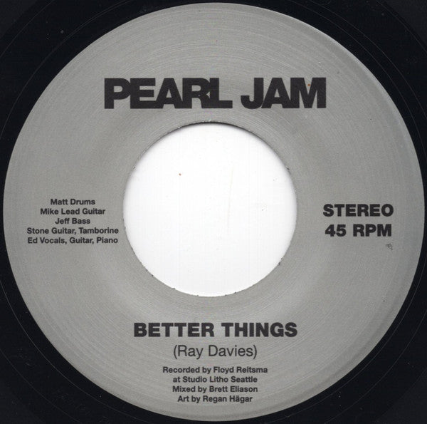 Pearl Jam – Better Things - 7" 45 RPM US Pressing