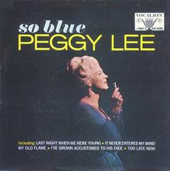 Peggy Lee – So Blue -  1966 Mono Original in Shrinkwrap!