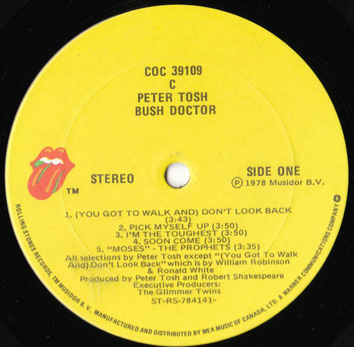 Peter Tosh – Bush Doctor - 1978 Original!