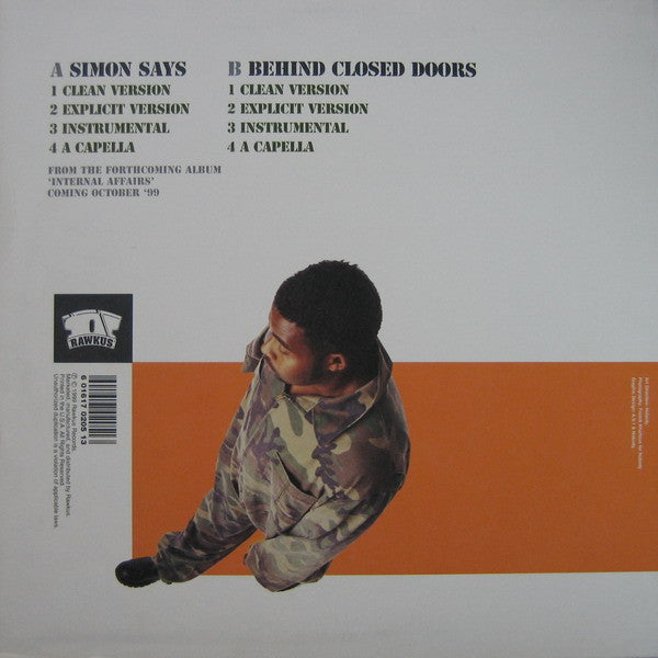 Pharoahe Monch – Simon Says / Behind Closed Doors - US Original