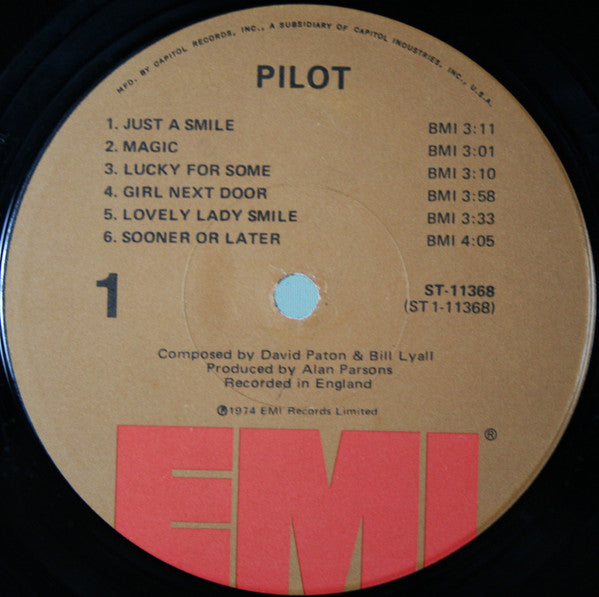 Pilot – Pilot US Pressing