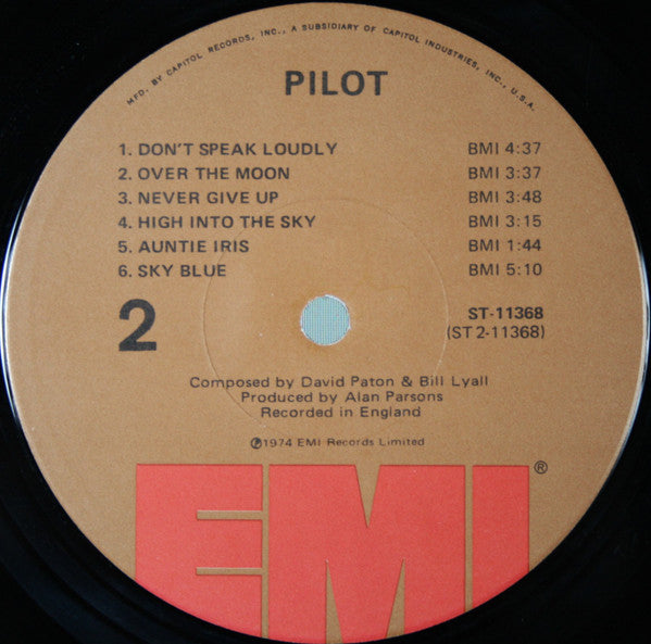 Pilot – Pilot US Pressing