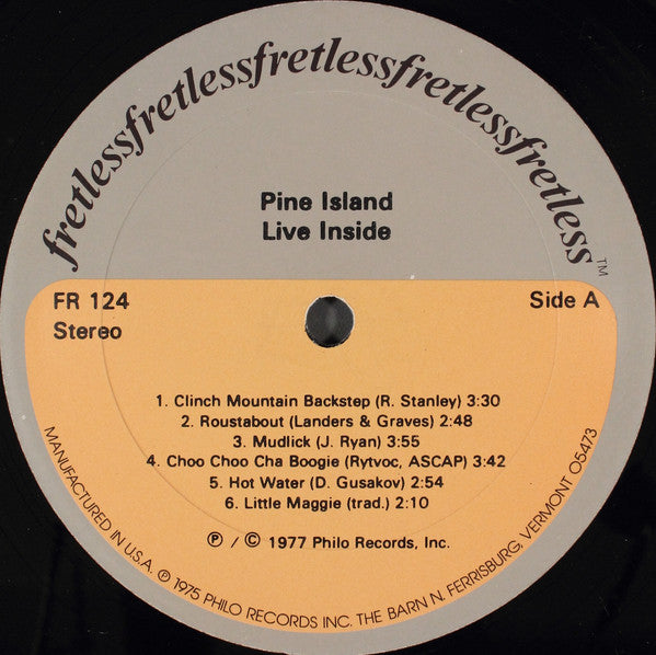 Pine Island – Live Inside US Pressing