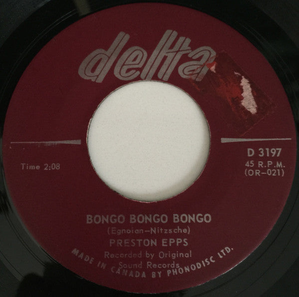 Preston Epps – Bongo Bongo Bongo / Hully Gully Bongo - 7" Single