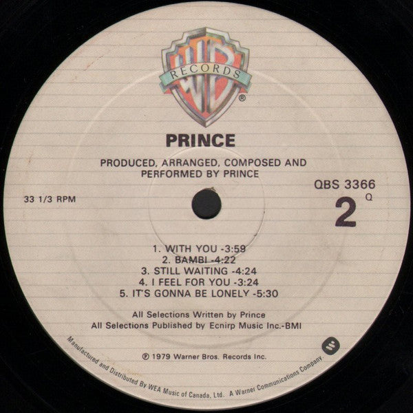 Prince – Prince - 1979 Original!
