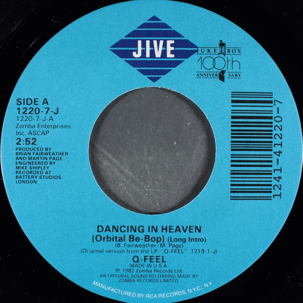 Q-Feel – Dancing In Heaven (Orbital Be-Bop) US Pressing