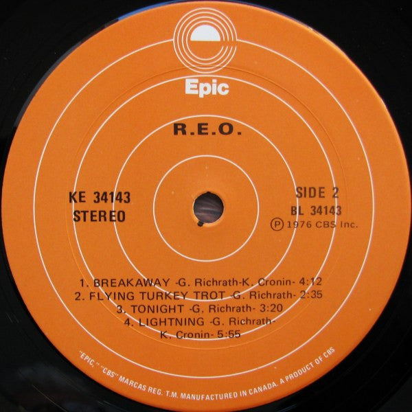 REO Speedwagon – R.E.O. - 1976 Original