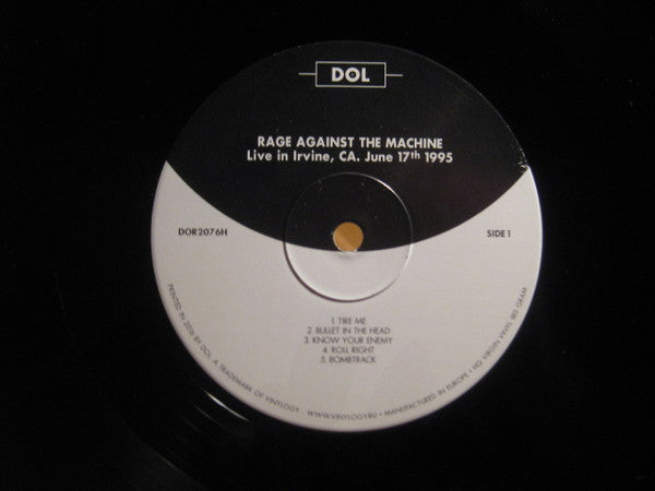 Rage Against The Machine – Live In Irvine 1995 - June 17, 1995 - Sealed!