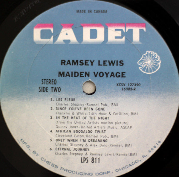 Ramsey Lewis – Maiden Voyage - 1968 Original Pressing