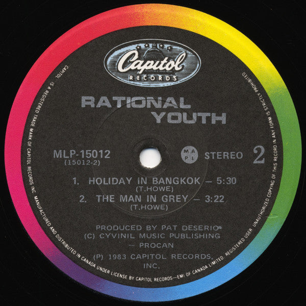 Rational Youth – Rational Youth - 1983