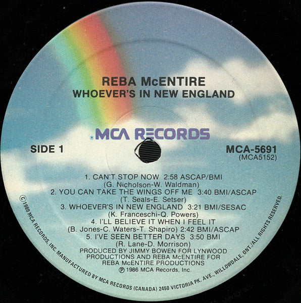 Reba McEntire – Whoever's In New England