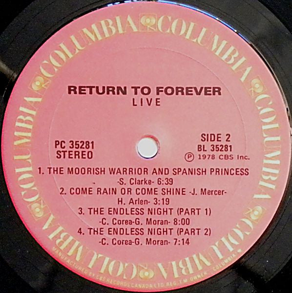 Return To Forever – Live - 1978