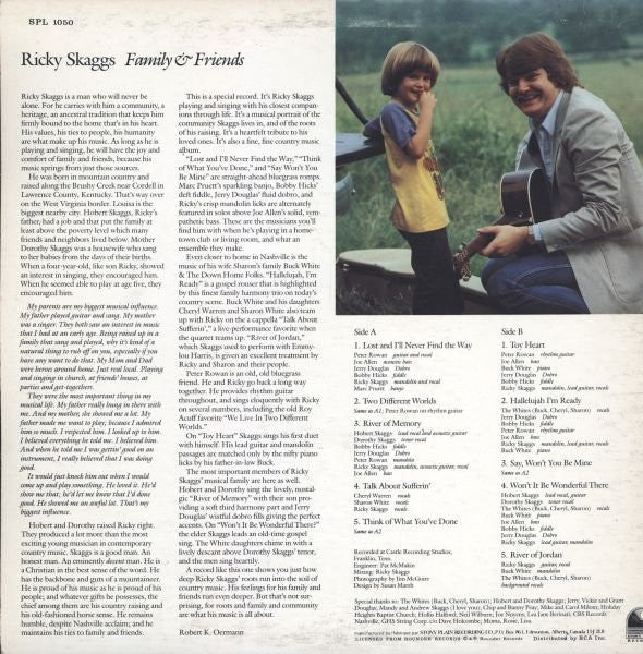 Ricky Skaggs – Family & Friends - 1982 Original