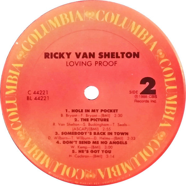 Ricky Van Shelton – Loving Proof - US 1988 Original in Shrinkwrap