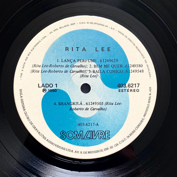 Rita Lee – Rita Lee - 1980 Original Brazilian Pressing - Vinyl Pursuit Inc