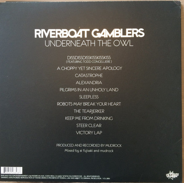 Riverboat Gamblers – Underneath The Owl -Sealed!
