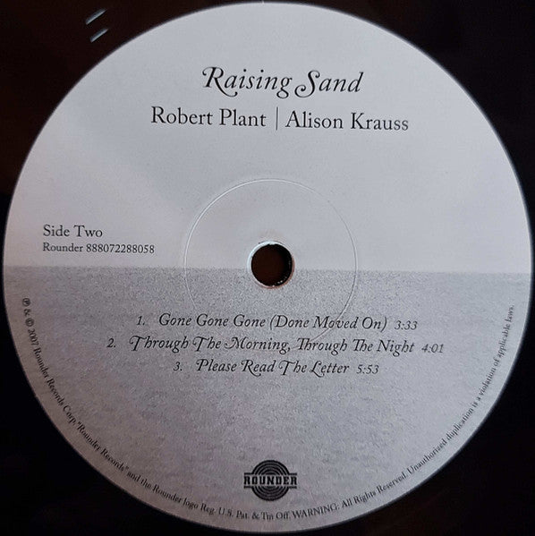 Robert Plant | Alison Krauss – Raising Sand Europe Pressing -Sealed!
