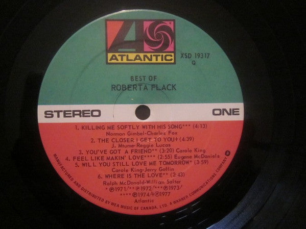 Roberta Flack – The Best Of Roberta Flack - 1981