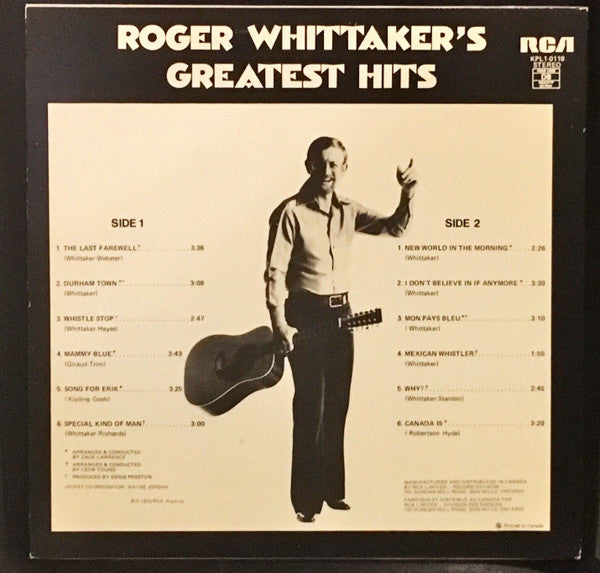 Roger Whittaker – Greatest Hits