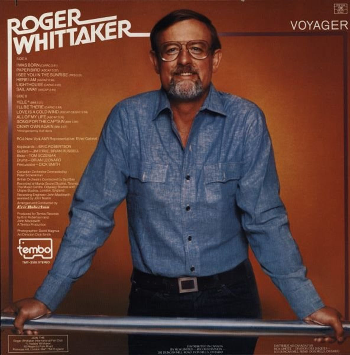 Roger Whittaker – Voyager - 1980Sealed!