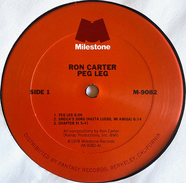 Ron Carter – Peg Leg - 1978 US Pressing