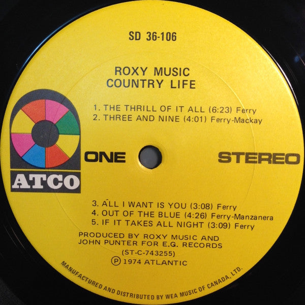 Roxy Music – Country Life