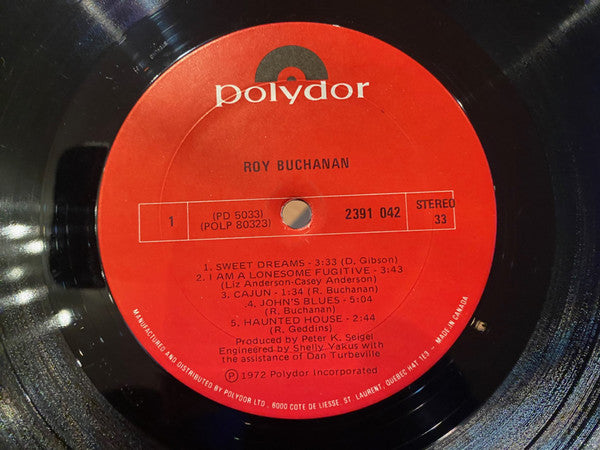 Roy Buchanan – Roy Buchanan - 1972 Original