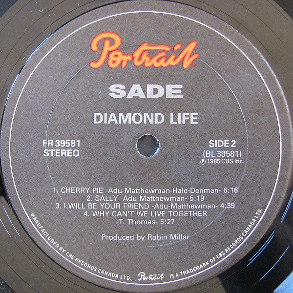 Sade – Diamond Life (1984, Dark Blue Labels, Gatefold, Vinyl