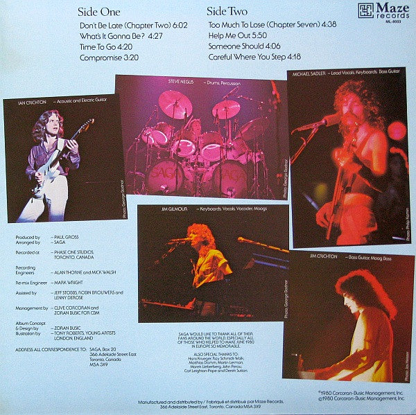 Saga – Silent Knight - 1980 Original