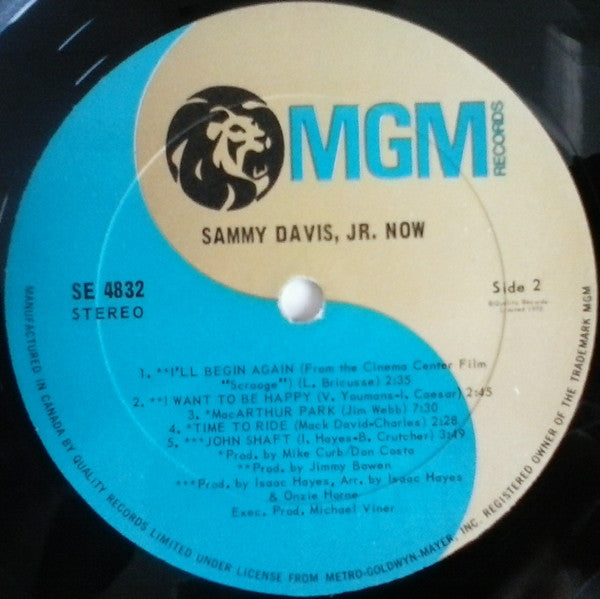 Sammy Davis Jr. – Now - 1972 Original Pressing