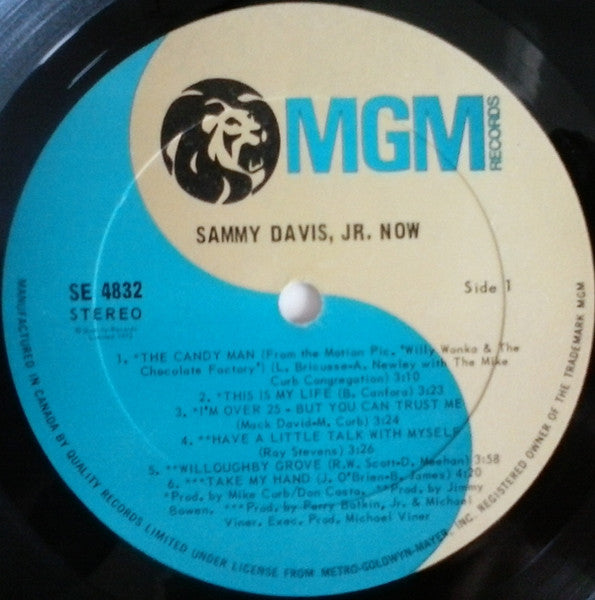 Sammy Davis Jr. – Now - 1972 Original Pressing