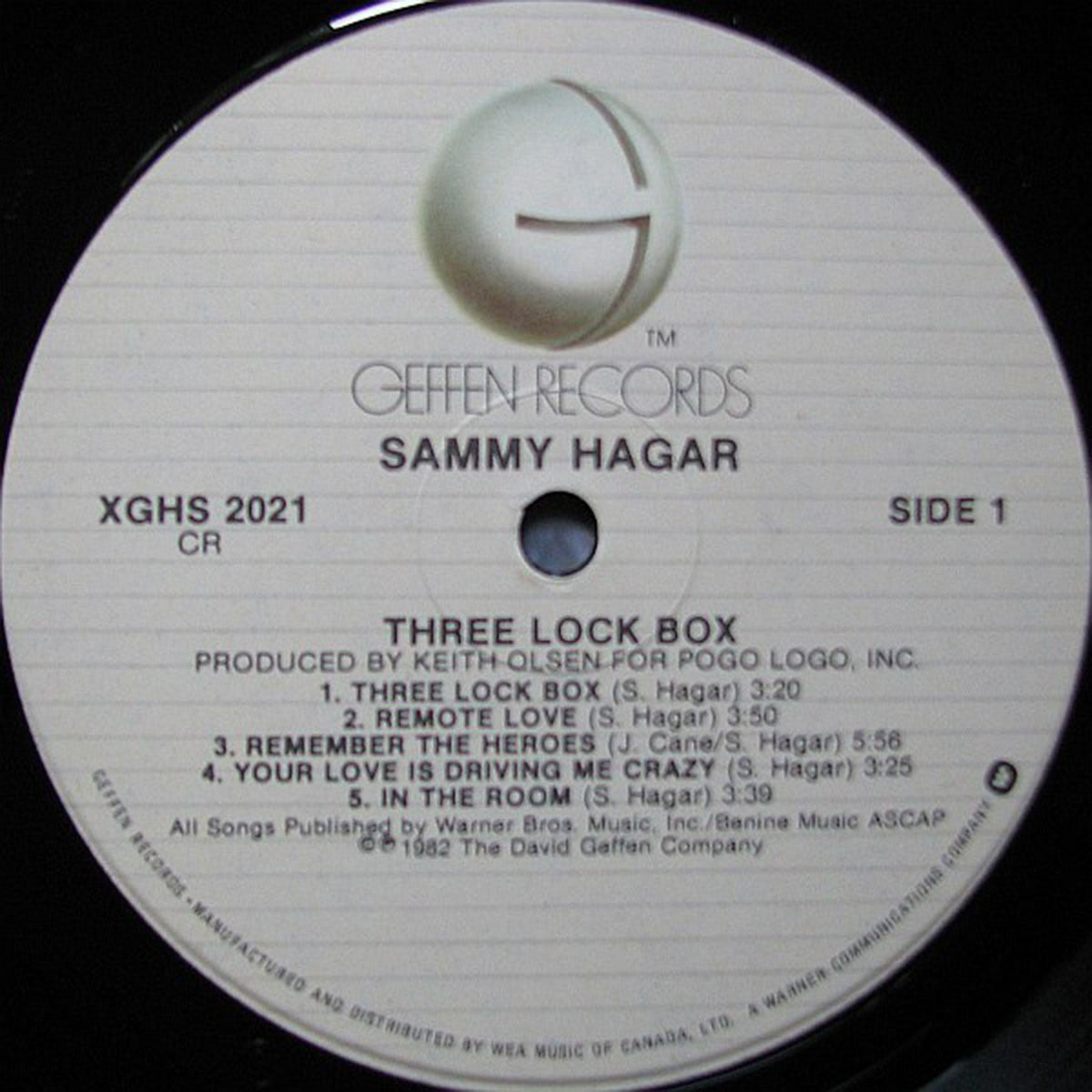Sammy Hagar – Three Lock Box - 1982