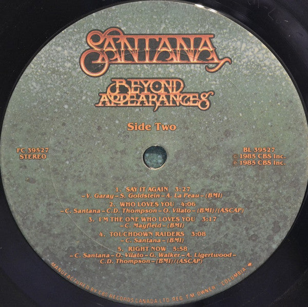 Santana – Beyond Appearances