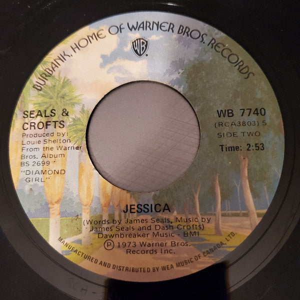 Seals & Crofts – We May Never Pass This Way (Again) - 7" Single