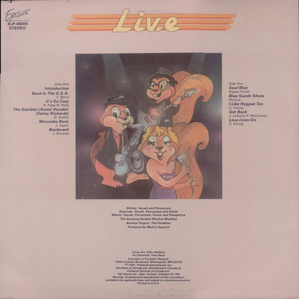 Shirley, Squirrely & Melvin – Live