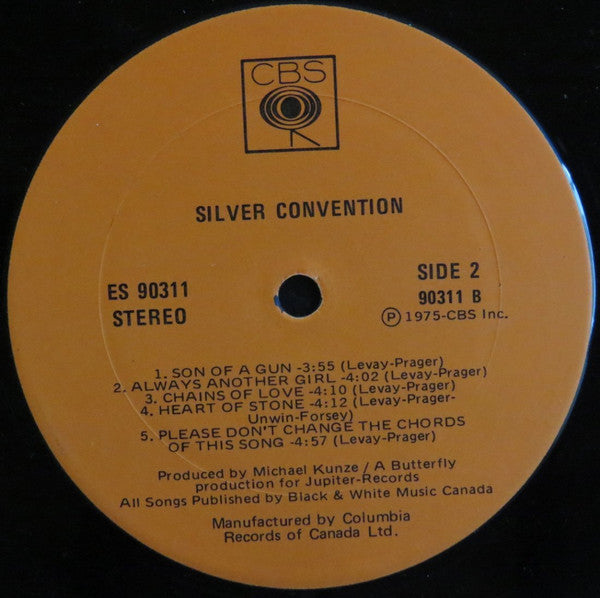 Silver Convention – Silver Convention - 1975 Original