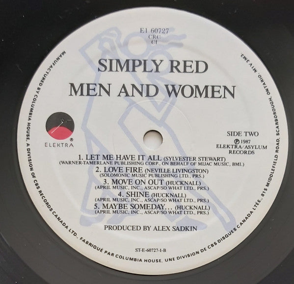 Simply Red – Men And Women -  1987 Original