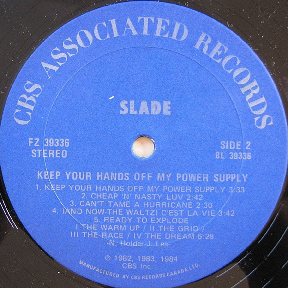 Slade – Keep Your Hands Off My Power Supply - 1984 Vinyl Pursuit Inc