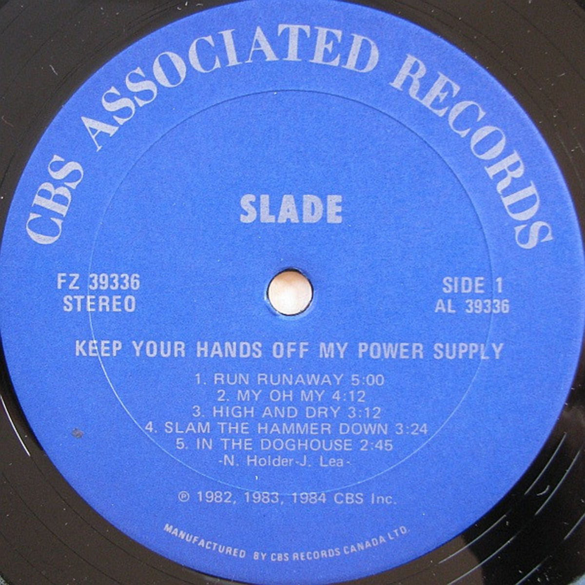 Slade – Keep Your Hands Off My Power Supply - 1984 Vinyl Pursuit Inc
