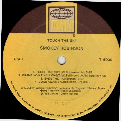 Smokey Robinson – Touch The Sky