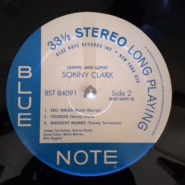 Sonny Clark – Leapin' And Lopin' - US Pressing, Remastered in Shrinkwrap