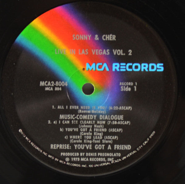 Sonny & Chér – Live In Las Vegas Vol.2 US Pressing